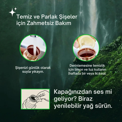 Nühas Bakır Su Şişesi