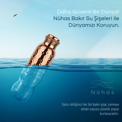 Nühas Bakır Su Şişesi